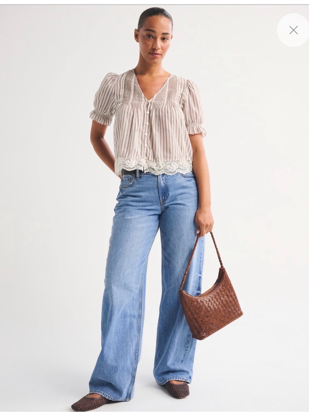 Abercrombie & Fitch Curve Love Low Rise Jean